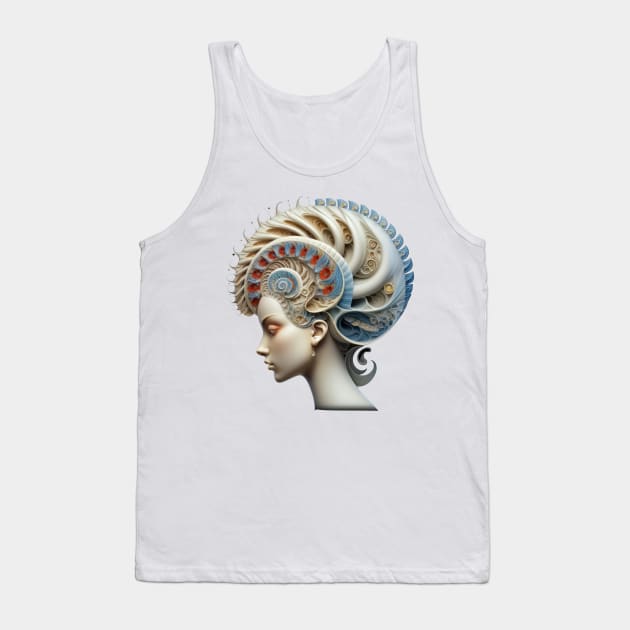 Alien Woman Tank Top by Urban Archeology Shop Gallery